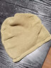 黛莎 帽子女秋冬薄款毛線(xiàn)帽時(shí)尚透氣包頭帽潮大頭寬松堆堆帽 卡其色 曬單實(shí)拍圖