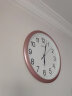天王星（Telesonic）挂钟家用客厅钟表免打孔挂墙简约钟电子钟装饰石英钟 Q8709-4 实拍图