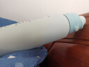 樂(lè )扣樂(lè )扣保溫杯兒童大容量316L不銹鋼學(xué)生水杯女吸管杯雙飲口背帶直飲杯子 天空藍1000ml 曬單實(shí)拍圖