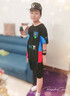 宇龍童話(huà)兒童套裝夏裝男童洋氣短袖t恤韓版休閑中大童夏季帥氣童裝衣服 大K夏裝套裝（衣服褲子） 170 碼建議身高1.5-1.55米左右 曬單實(shí)拍圖