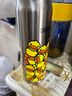 膳魔師（THERMOS）真空不銹鋼600毫升JNL-602男女防漏車(chē)載辦公家用戶(hù)外便攜保溫杯 黃鴨 600ML JNL-602BD 曬單實(shí)拍圖