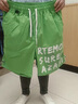 nasawassupNASA聯(lián)名潮牌青年夏季短褲薄款五分褲馬褲運動(dòng)休閑情侶男女潮 熒光綠 XL（建議130-160斤） 曬單實(shí)拍圖