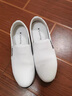 蜘蛛王女鞋25新款秋季厚底小白鞋一腳蹬牛皮休閑鞋百搭平底淺口單鞋女 白色四季款 36 曬單實(shí)拍圖