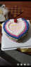 覓今生創(chuàng  )意數碼心形玫瑰花生日蛋糕同城配送當天配送情侶男女生生日禮物 A款心形數碼蛋糕 8英寸（適合2-4人） 曬單實(shí)拍圖