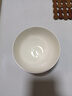 潔雅杰陶瓷碗中式白瓷小碗家用4.5英寸米飯碗喝湯碗面碗套裝10只裝 曬單實(shí)拍圖