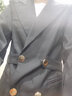 跨羽小個(gè)子洋氣顯瘦西裝外套女新款春秋季女裝遮肉西服 黑色不加棉【精品復合面料】春秋款 S 建議95-107斤 曬單實(shí)拍圖