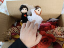 霏語 婚車裝飾套裝主車車頭花全套結(jié)婚婚慶用品拉花仿真迎親花車隊(duì) 新款金枝玉葉白紗公仔款 曬單實(shí)拍圖