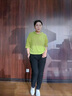 LPOX女裝新款2025年秋裝短款連帽衛(wèi)衣春秋款女薄款寬松韓版高腰上衣 綠色 [薄款]短款不起球 S 60-75斤 曬單實拍圖