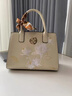 游子吟生日禮物送媽媽實(shí)用包包女包女士手提包刺繡絲巾女包斜挎包 奶白色-（贈送 絲巾） 高檔刺繡女包 曬單實(shí)拍圖