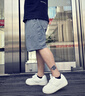 ARTICLE NO.【明星同款】ARTICLE NO.小白鞋厚底休閑面包鞋男女同款漢堡鞋 奶油白 （輕量EVA大底無縫隙） 39 曬單實拍圖