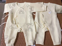 瑜尚臻品 嬰兒衣服春秋款棉質(zhì)連體衣a類(lèi)無(wú)骨可愛(ài)哈衣包屁衣兒童爬服冬季 【黃小熊+黃鯨魚(yú) 59cm】 曬單實(shí)拍圖