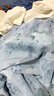 索宛亦（SUOWANYI）大碼女裝大碼夏季女2024新款短袖上衣女顯瘦碎花兩件套微胖女裝 短款上衣+碎花連衣裙 2XL 曬單實(shí)拍圖