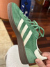adidas T頭鞋 HANDBALL SPEZIAL復(fù)古板鞋德訓(xùn)鞋阿迪達(dá)斯三葉草   綠/白IG6192   38 曬單實(shí)拍圖