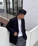 佐優(yōu)品高級(jí)感休閑西服男寬松垂感外套韓版潮流夏季新款男士西裝套裝 灰綠西服+西褲 XL 曬單實(shí)拍圖