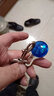 寵物發(fā)光掛墜狗狗貓咪夜光燈吊墜狗牌泰迪金毛拉布拉多邊牧大小型 藍色（充電款） 曬單實(shí)拍圖