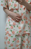 莫代爾短袖棉綢睡衣女春夏新款薄款家居服休閑花卉防凸點(diǎn)大碼綿綢套裝 小花米白 HX1103短袖中褲 L (適合90115斤) 曬單實(shí)拍圖