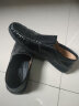 木林森（MULINSEN）男鞋商务休闲镂空豆豆鞋软底凉皮鞋 黑色 41码 88028 实拍图