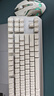 前行者（EWEADN）TK870無(wú)線(xiàn)藍牙機械鍵盤(pán)鼠標套裝有線(xiàn)三?？蛇x黑莓側刻高顏值客制化辦公游戲電腦筆記本平板iPad用 銀白正刻87鍵白光【無(wú)線(xiàn)三模鍵盤(pán)+雙模鼠標】 茶軸【辦公碼字】 曬單實(shí)拍圖