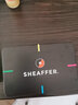 sheaffer鋼筆 簽字筆 商務(wù)辦公自用高端定制禮物送禮生日禮物 VFM系列 磨砂藍白夾 曬單實(shí)拍圖