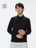 KOLON SPORT/可隆拉絨長(zhǎng)袖T恤 男子商務(wù)通勤戶(hù)外內(nèi)搭上衣POLO衫- LHPT4WT567-BK 黑色 4XL (190/112B) 曬單實(shí)拍圖
