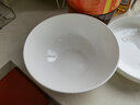 嘉蘭碗家用陶瓷米飯碗10個(gè)套裝創(chuàng  )意純白骨質(zhì)瓷餐具碗組合大小碗面湯碗 純白高爾夫7.5英寸湯碗2個(gè) 曬單實(shí)拍圖