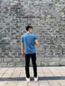 軒萊雅 牛仔褲男士春夏新款韓版修身顯瘦寬松黑白哈倫小腳休閑長(zhǎng)褲子男 黑色 30 曬單實(shí)拍圖