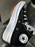 匡威（Converse）女鞋 夏季新款Run Star Hike高幫帆布鞋流星厚底鞋休閑鞋 166800C 35 曬單實(shí)拍圖