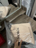 MO&Co.V領(lǐng)短款拼接針織衫開衫毛衣設(shè)計感修身針織衫女 茶杏色 L 170 曬單實拍圖