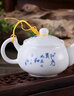 恒古（Heregur）高溫青花陶瓷特小號茶壺  功夫茶具配件 茶器 茶壺泡茶器 茶道零配件 和為貴(160ML)小茶壺 曬單實拍圖
