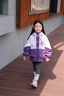 班喜迪女童外套春秋季2025新款兒童衣服洋氣女寶寶三合一可拆卸秋裝童裝 紫色 三合一 【搖粒絨內膽】 80 cm 曬單實拍圖