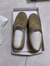 百麗商務(wù)鞋男新款商場(chǎng)同一腳蹬豆豆鞋8HH01BM4 灰色 40 (250mm) 曬單實(shí)拍圖