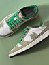 楓葉（leaveland）板鞋男秋冬年輕時(shí)尚潮流休閑鞋男女同款小眾設計牛油果綠潮鞋子男 情侶款-白色/綠(皮鞋碼) 41 曬單實(shí)拍圖