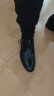 海澜之家HLA皮鞋男士商务休闲系带正装德比鞋子男HAAPXM2DBH172 增高39 实拍图