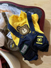 唐寵 小狗狗衣服秋冬款寵物小型犬四腳衣泰迪比熊貴賓約克夏博美雪納瑞狗狗衣服 黃色牛仔小熊 L (建議7-9斤) 曬單實(shí)拍圖