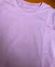 betu百圖女裝簡(jiǎn)約圓領(lǐng)純色百搭短袖T恤女JD2103T04 紫色 M 曬單實(shí)拍圖