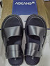 奧康品牌沙灘鞋男2020夏季新款休閑套腳涼鞋男軟底涼拖兩用鞋防滑 黑色 39 曬單實(shí)拍圖