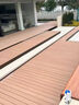 戶(hù)外塑木地板景區防腐木棧道實(shí)心露臺木塑板別墅庭院共擠防護圍欄 共擠款塑木地板定制 曬單實(shí)拍圖