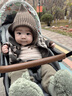 babylove嬰幼兒毛衣外套春秋保暖純棉開衫寶寶連帽上衣休閑春季外出服 格物致知 80 cm 曬單實(shí)拍圖