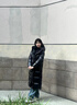 佰達(dá)飛東北500克加厚黑金鵝絨羽絨服女長(zhǎng)款哈爾濱超厚極寒-40度外套男冬 黑色 男女同款 S 90白鵝絨480g（80-105斤） 曬單實(shí)拍圖
