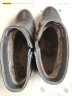 奥康（Aokang）女鞋舒适简约高帮女靴皮鞋保暖时尚女单104021037黑色37码 实拍图