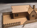 天智星3d拼圖 立體高難度房子紙板拼裝模型手工大樓diy建筑小屋制作材料 鄉(xiāng)間小屋拼插房子 曬單實(shí)拍圖
