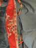 重回漢唐洛水云裳原創(chuàng  )齊胸襦裙套裝披帛唐制漢服女裝春夏 橘藍套裝（破裙版-綠里）/現貨 M 曬單實(shí)拍圖