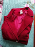 Sorrynam2026新款秋季薄款外套40-50大碼中年女洋氣小西裝外套上衣 酒紅色 2XL 建議105-120斤 曬單實(shí)拍圖