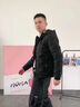 西域駱駝（VANCAMEL）羽絨服男冬季加厚保暖鴨絨休閑簡(jiǎn)約潮流短款外套男 黑色 XL 曬單實(shí)拍圖