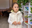 G.DUCKKIDS小黃鴨女童馬甲兒童棉衣秋冬裝中小童坎肩背心女寶寶加厚保暖外套 粉色 90 尺碼1~2歲【 80-90cm】 曬單實拍圖