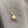 中國黃金（CHINA GOLD）足金祥云小蛇吊墜女款黃金本命年生肖項鏈節(jié)日生日禮物送女友愛人 祥云小蛇吊墜【配S925鏈】 1.6g 曬單實拍圖
