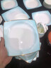景探景德鎮(zhèn)輕奢骨瓷餐具整套金邊漸變色碗碟套裝家用結(jié)婚喬遷新居送禮 天空之城方形天元煲 60件套 曬單實(shí)拍圖