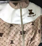 G.DUCKKIDS小黃鴨男童加絨套裝秋冬裝0一3歲嬰兒衣服5男小童寶寶加厚兩件套 白色 90 尺碼1~2歲【 80-90cm】 曬單實拍圖