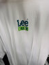 Lee舒适版型经典logo印花男女同款休闲短袖T恤潮流LUT0054714LE 白色（尺码偏大，拍小一码） XL 实拍图
