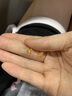 中國黃金（CHINA GOLD）雪花黃金耳釘女足金百搭耳環(huán)耳飾品生日禮物女送女友老婆結婚紀念 京速達-足金浪漫雪花耳釘 曬單實(shí)拍圖
